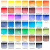 Arteza Real Brush Pens, 48 Colors for Watercolor Painting with Flexible Nylon Brush Tips, Paint Markers for Coloring, Calligraphy and Drawing with Water Brush for Artists and Beginner Painters
