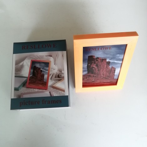 RESLLOWE Picture Frames Photo Frames Picture Frames Made Of Solid Wood High Definition Glass For Table Top Display And Wall Mounting Photo Frame