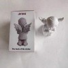 JFDH Gypsum Angel Boy Statue Angel Boy Statue Praying Cherub Angel Decoration For Christmas, Communion And Nativity
