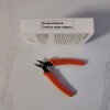 Zhuluck Nippers Small Pliers with Comfortable TPR Handle, Swivel Rivet, Pliers for Tightening, Loosening and Gripping Nuts