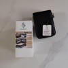NIAN@WU Large Capacity Genuine Italian Leather Bifold Wallet Credit Card Holder for Men
