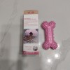 YLiiii Toy for Pets Spiky Squeaker Bone Medium Dental Gum Wellness Stimulating Fun Hidden Squeaker Durable for Heavy Chewers 100% BPA-Free