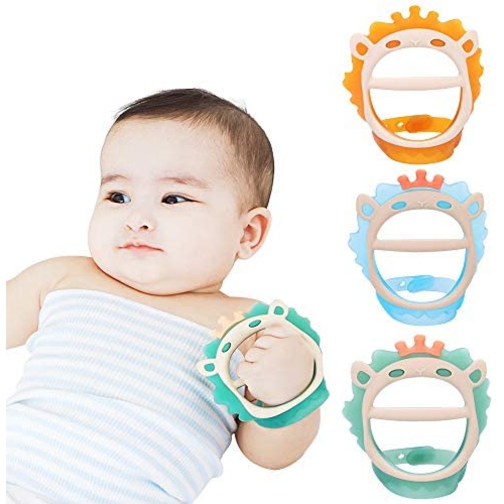 Baby Teething Toys for 0-6 and 6-12 Months Teethers 3packs for Infants ...